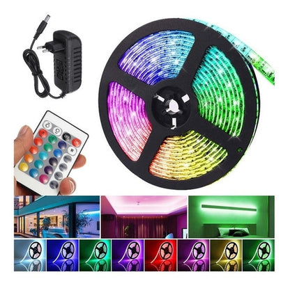 Cinta De Luz Led Rgb USB Bluetooth