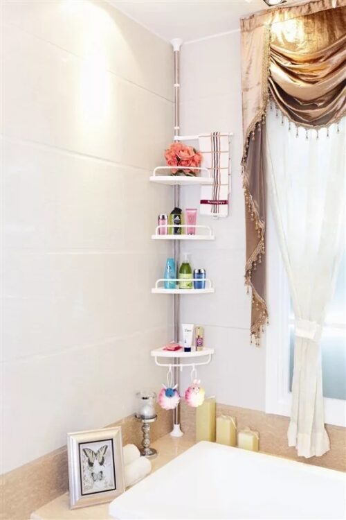 Organizador esquinero para baño