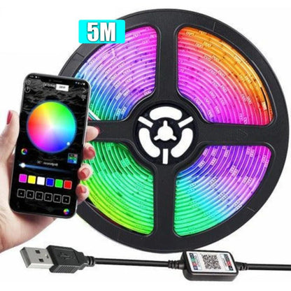 Cinta De Luz Led Rgb USB Bluetooth